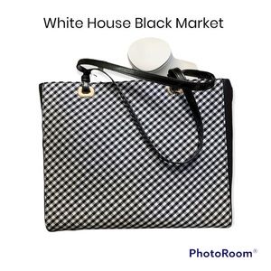 Gingham Print Bag by WHBM